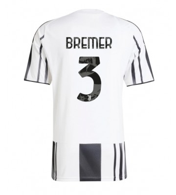 Juventus Gleison Bremer #3 Primera Equipación 2025-26 Manga Corta